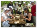 Atelier cassage des noix